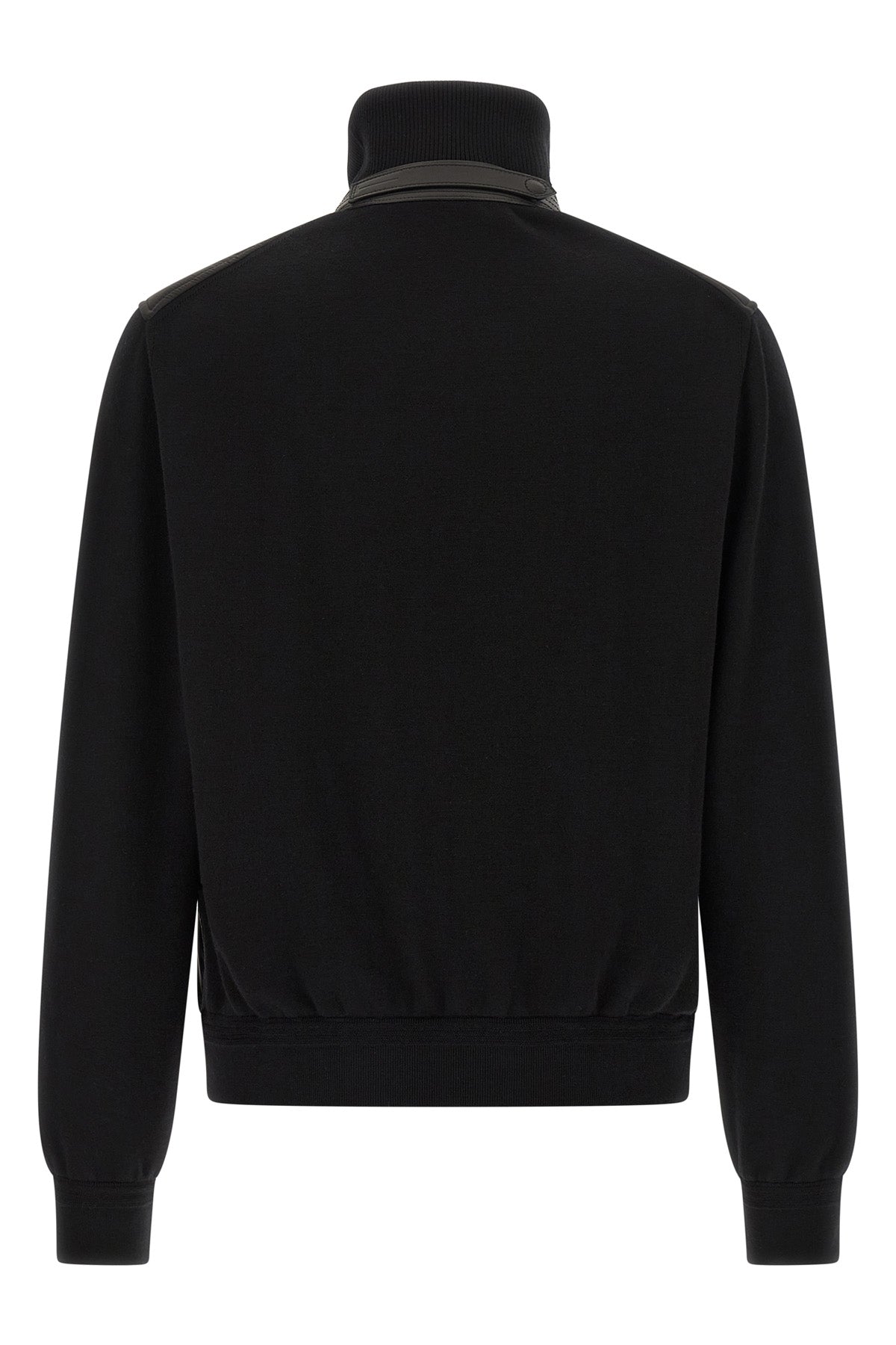 extra fine merino wool bomber jacket