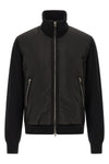 extra fine merino wool bomber jacket
