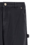 cargo pants in cotton blend gabardine