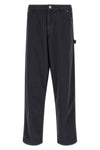 cargo pants in cotton blend gabardine