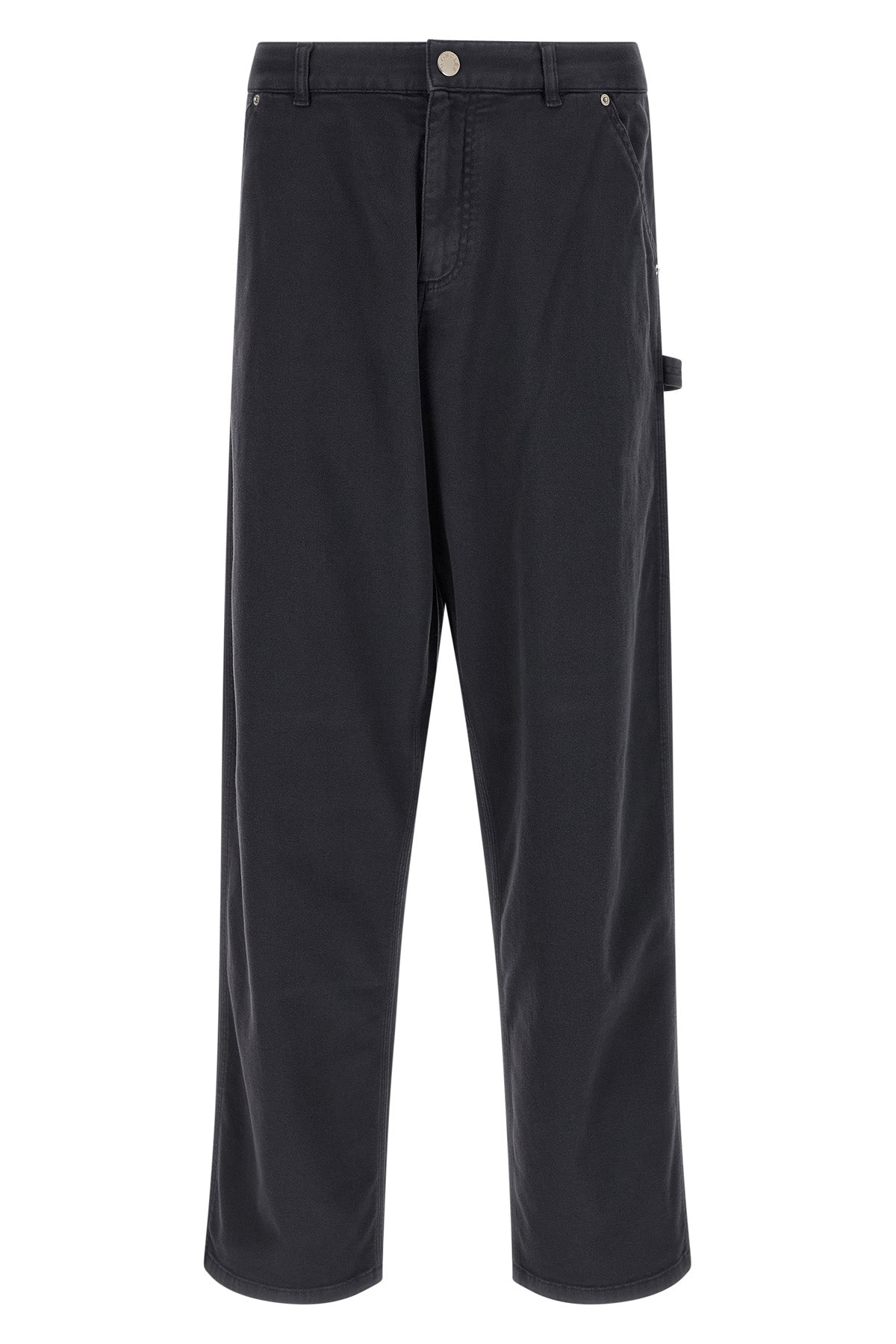 cargo pants in cotton blend gabardine