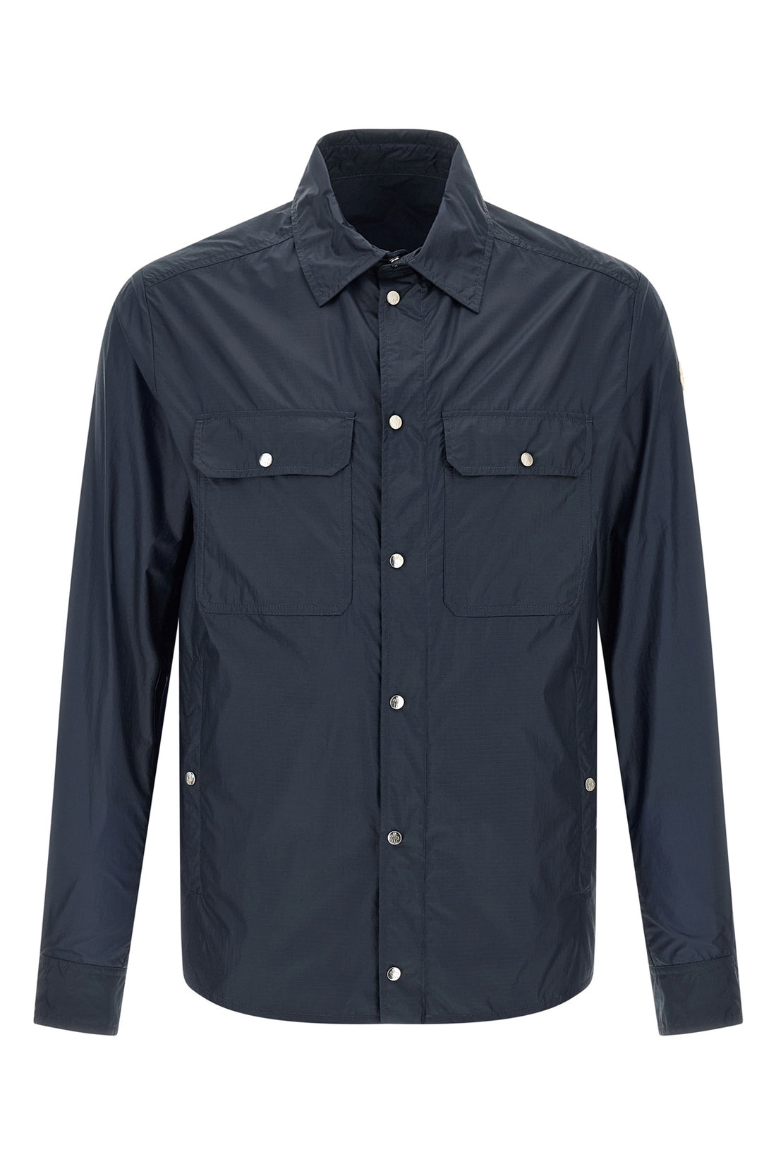 MONCLER XL lightweight semi-transparent nylon ripstop shirt