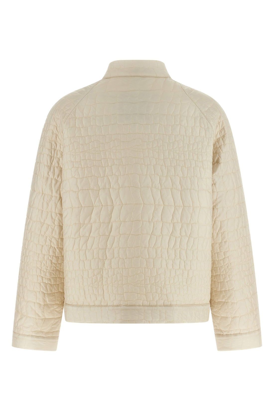 MONCLER 0 aubrietaa quilted tech fabric down jacket