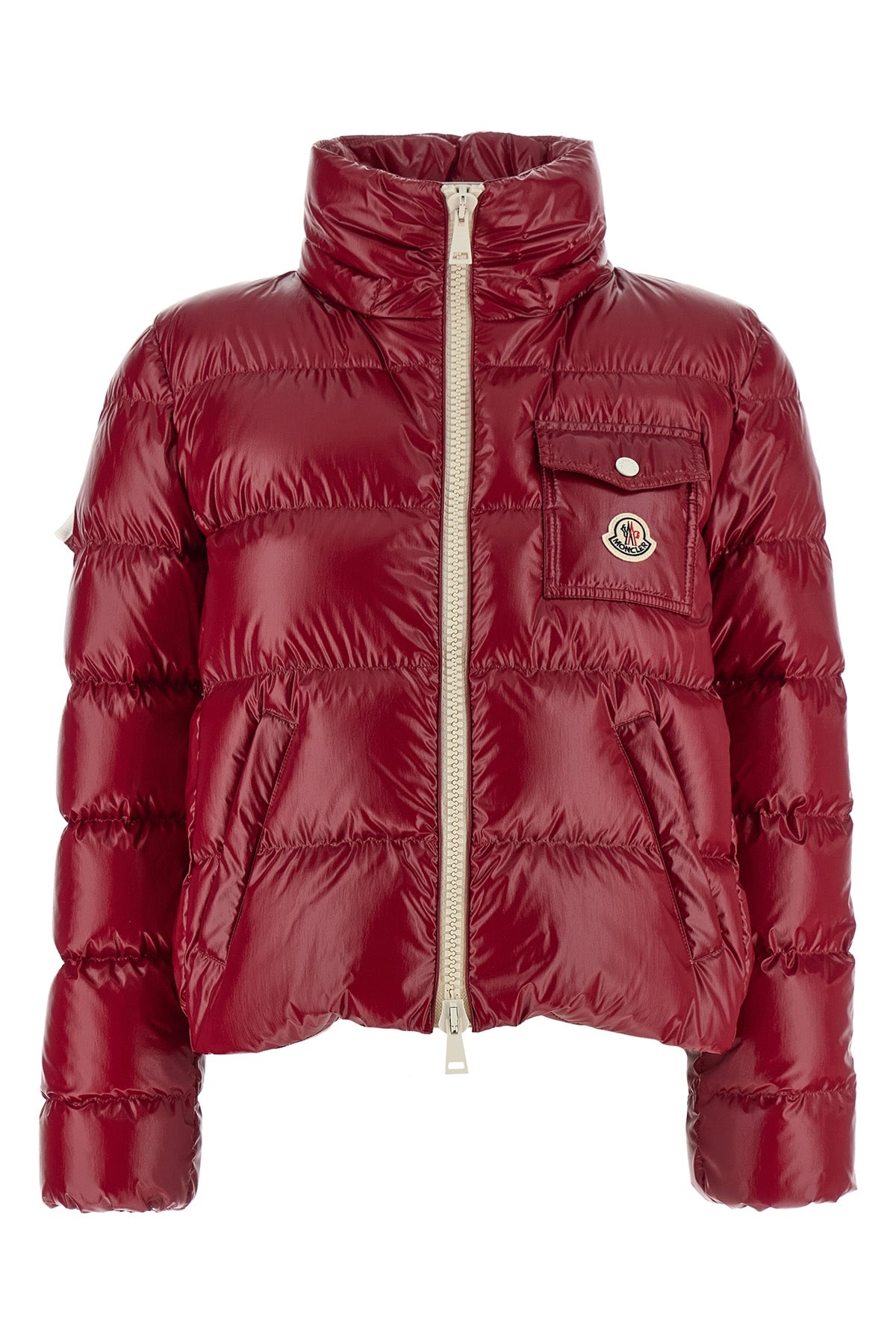 andro short quilted nylon down jacket