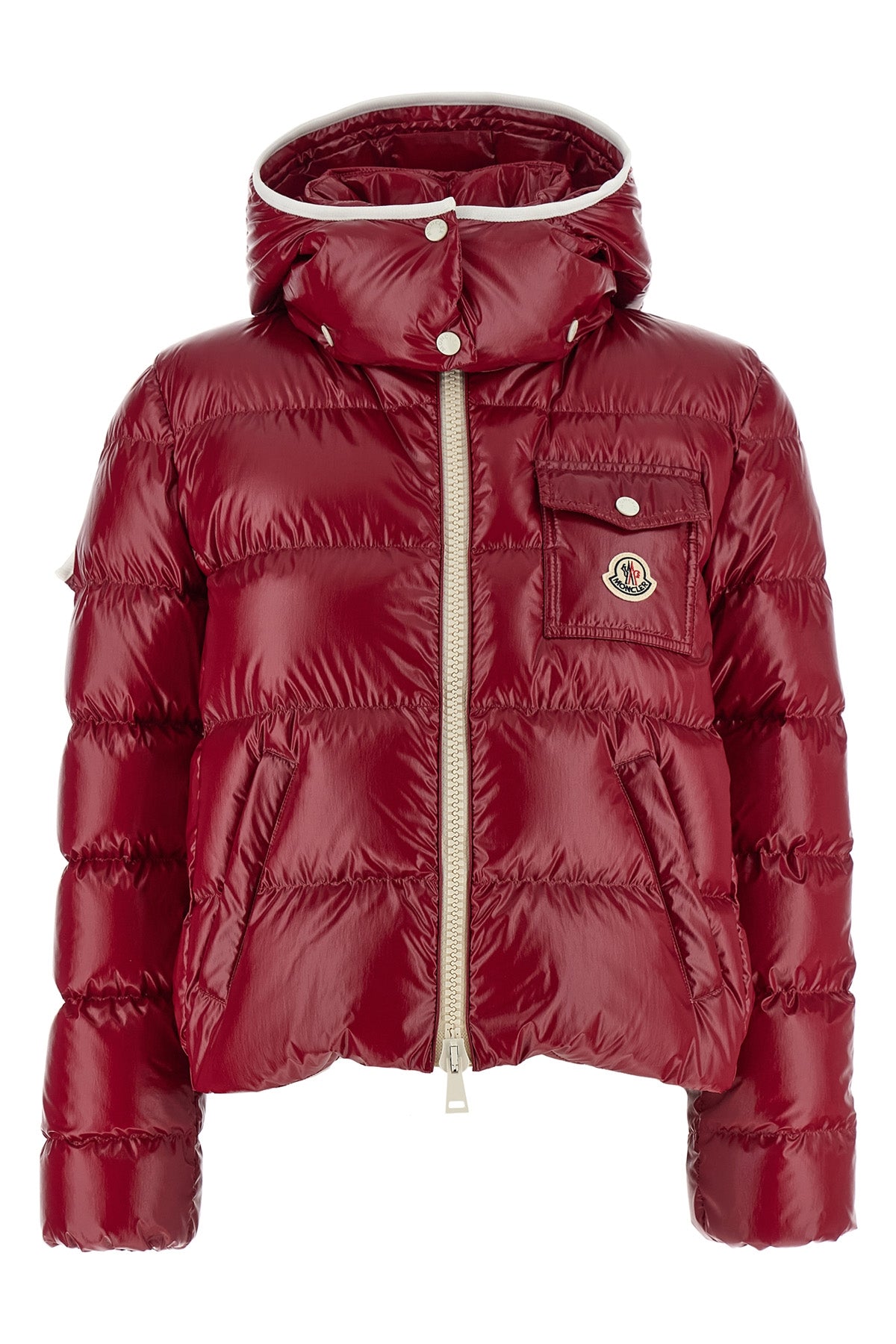 andro short quilted nylon down jacket