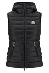 glygosse quilted and goose feather padded vest in saison longue