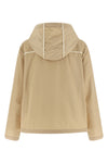 sarracenia hooded jacket in poplin-effect technical fabric