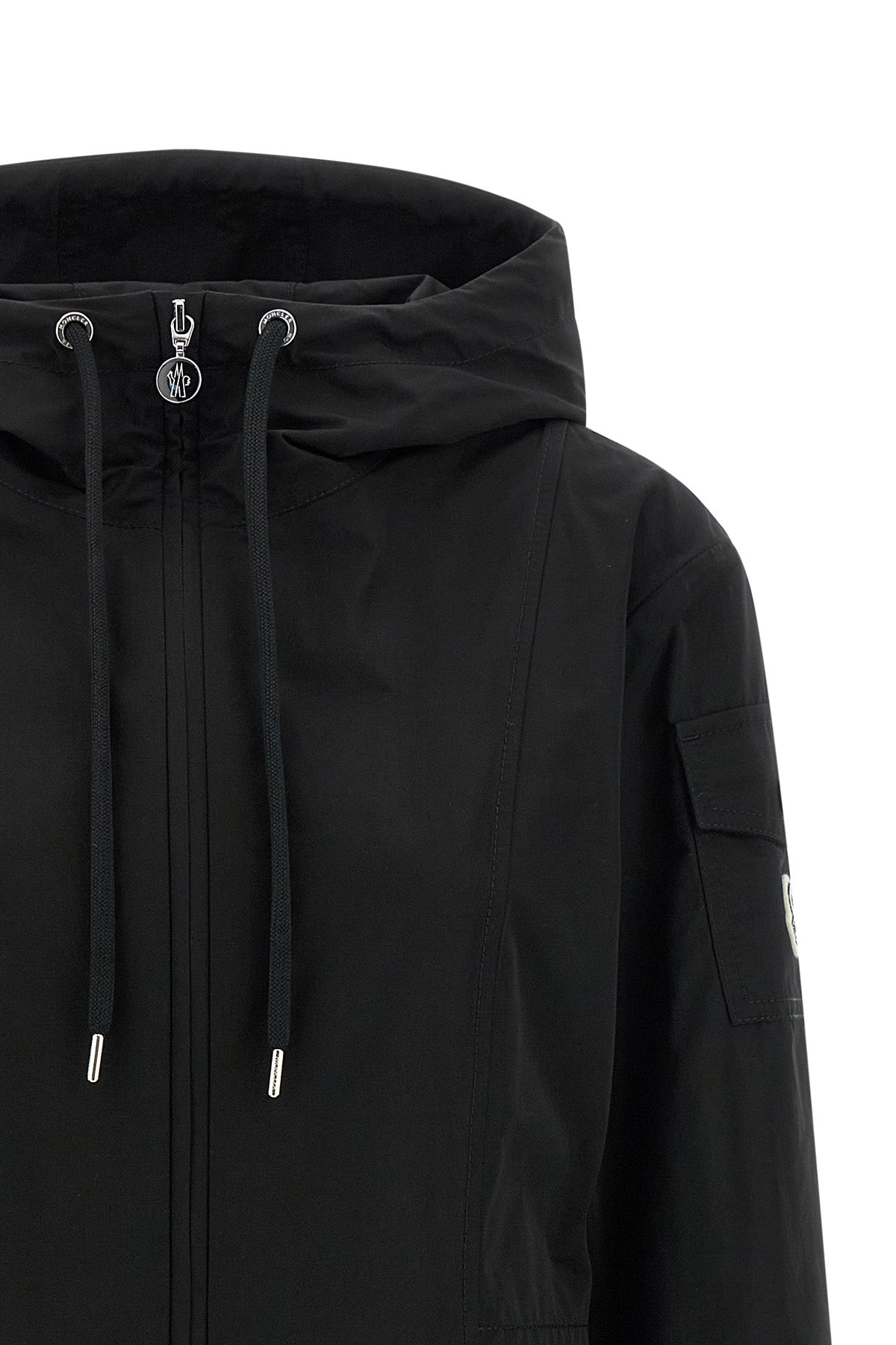 long laerte parka in water-repellent technical fabric