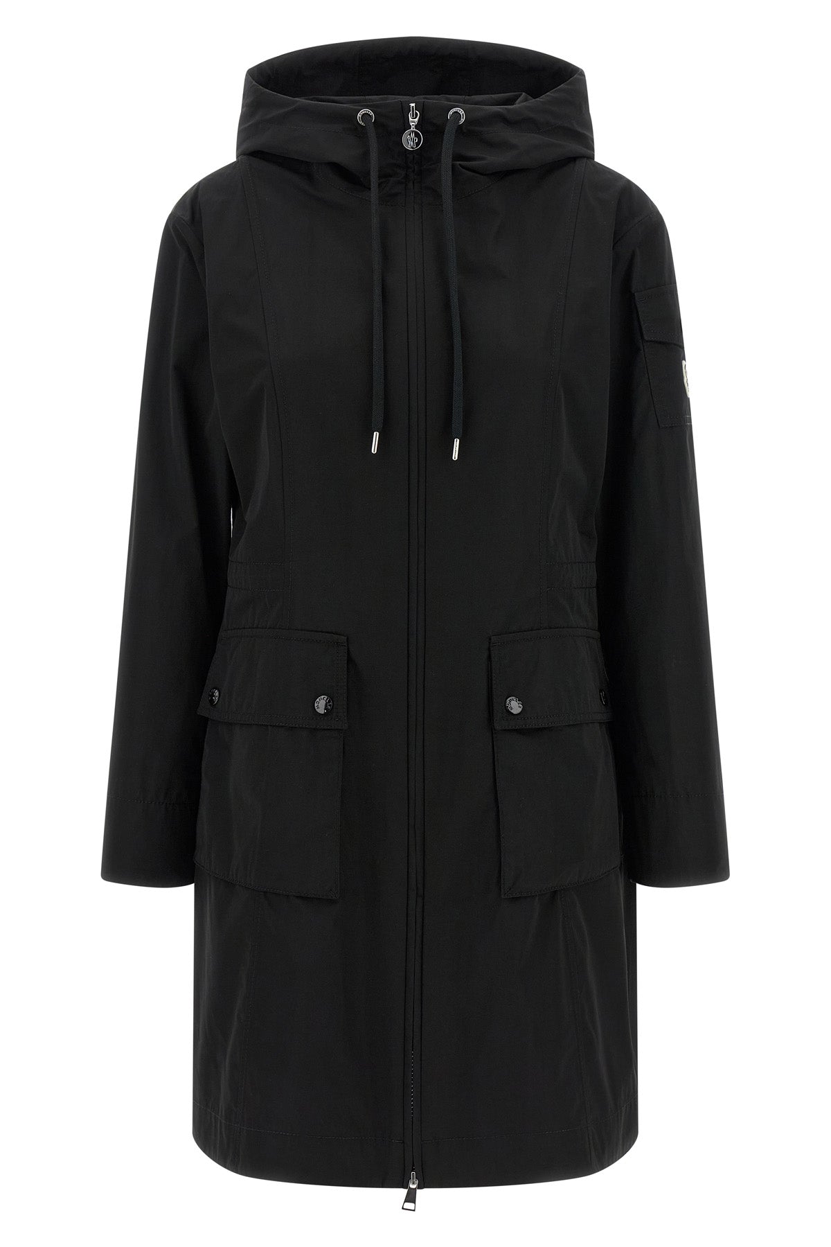 long laerte parka in water-repellent technical fabric