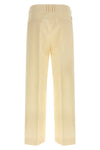 tailored cotton gabardine trousers