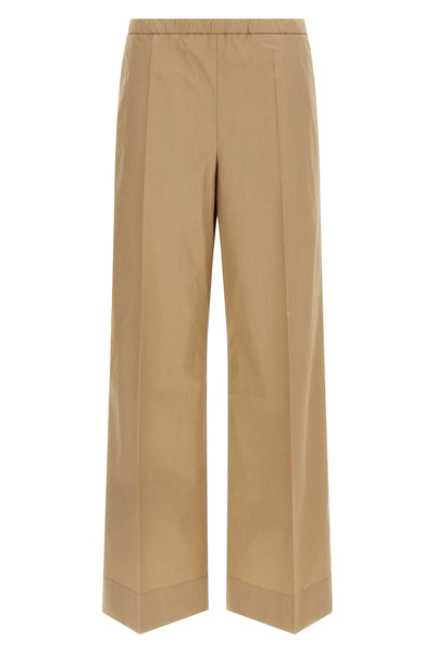 cool cotton poplin trousers