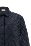diamond quilted saison longue overshirt