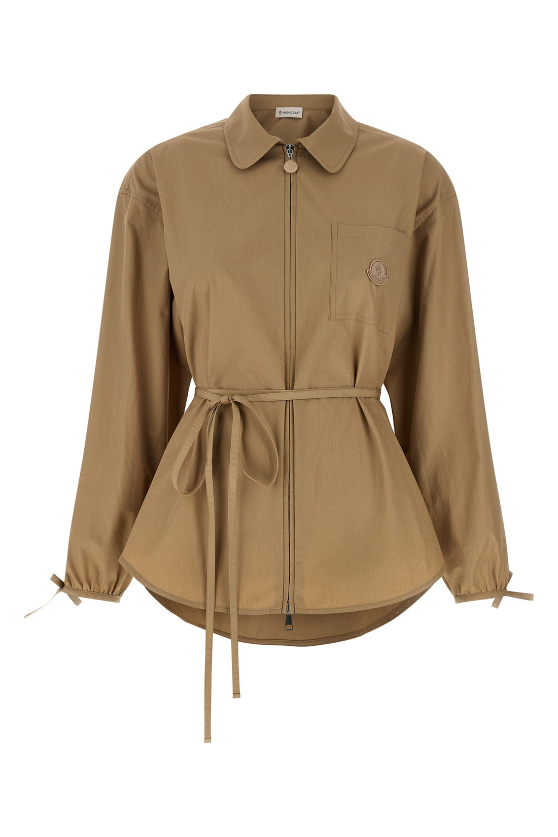 MONCLER 40 fresh cotton poplin overshirt