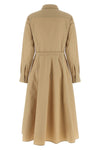 chemisier midi dress in technical poplin