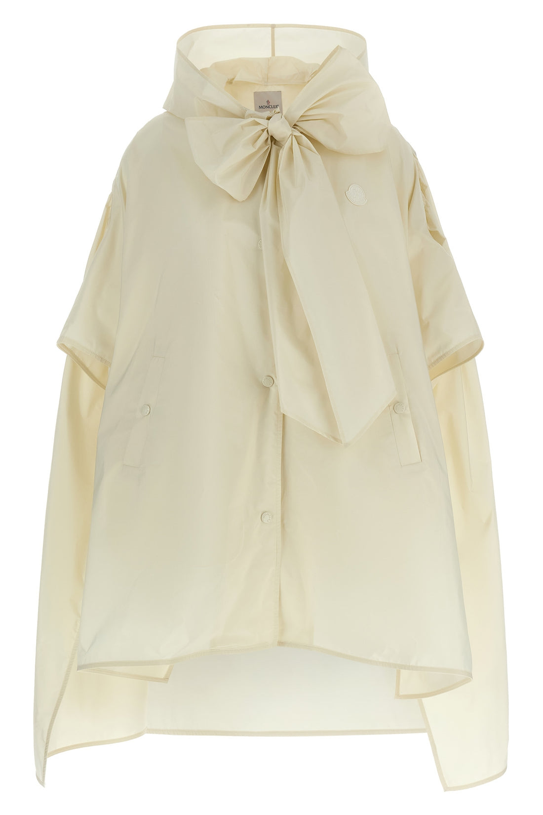 MONCLER OS light taffeta cape