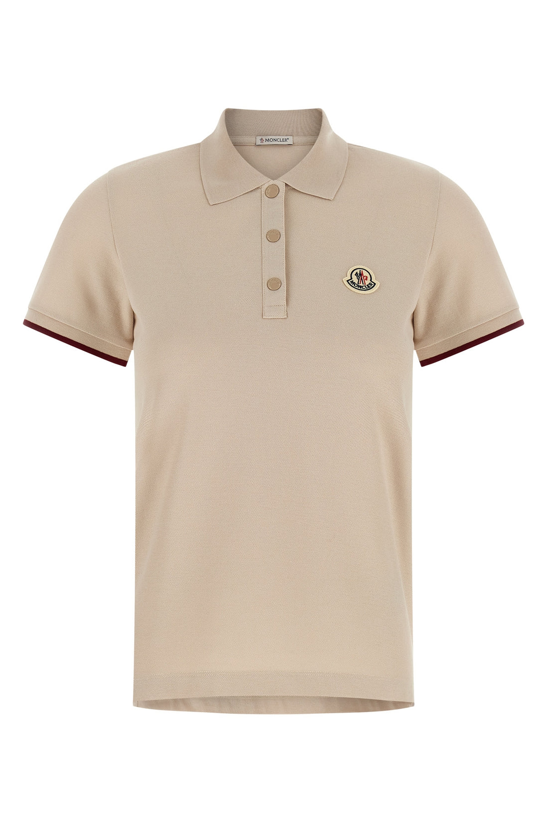MONCLER L cotton piquet polo shirt