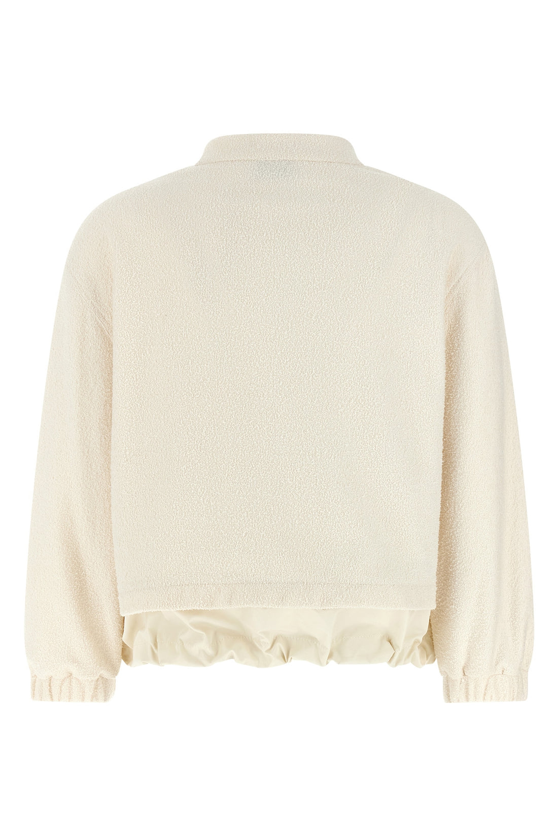 MONCLER M cardigan in light bouclé fabric