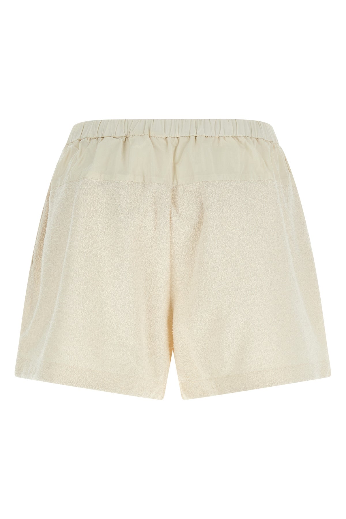 lightweight bouclé fabric shorts