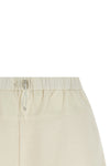 lightweight bouclé fabric shorts