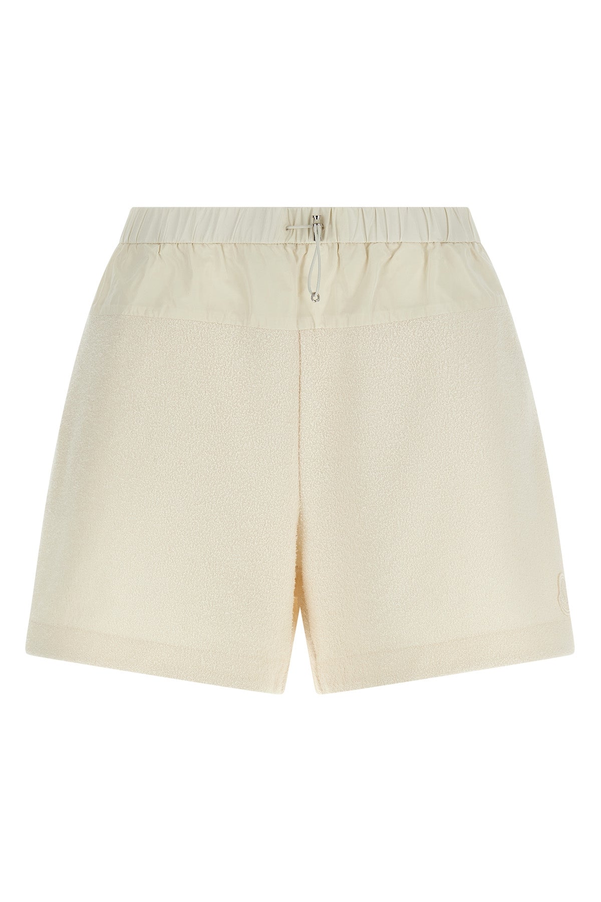 lightweight bouclé fabric shorts