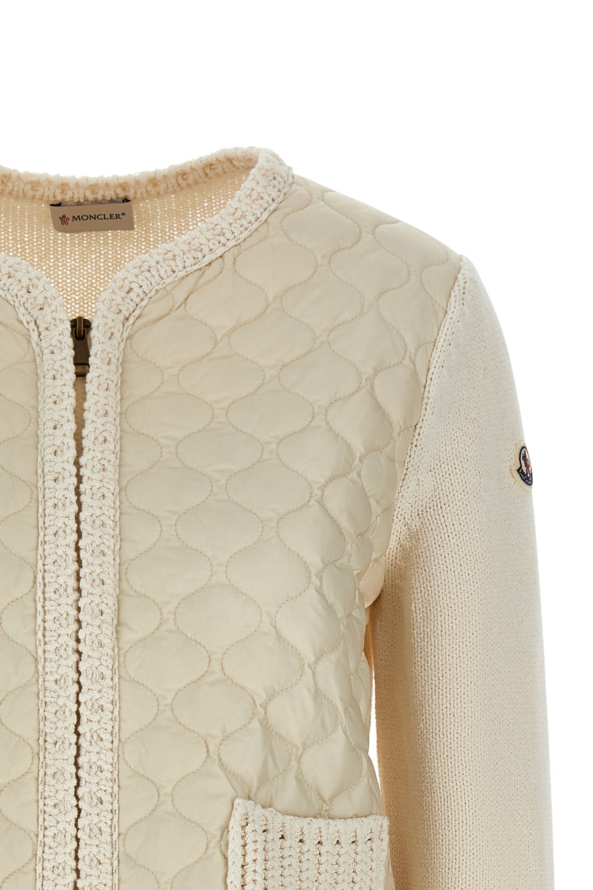 cotton knit cardigan of average weight 5 fineness