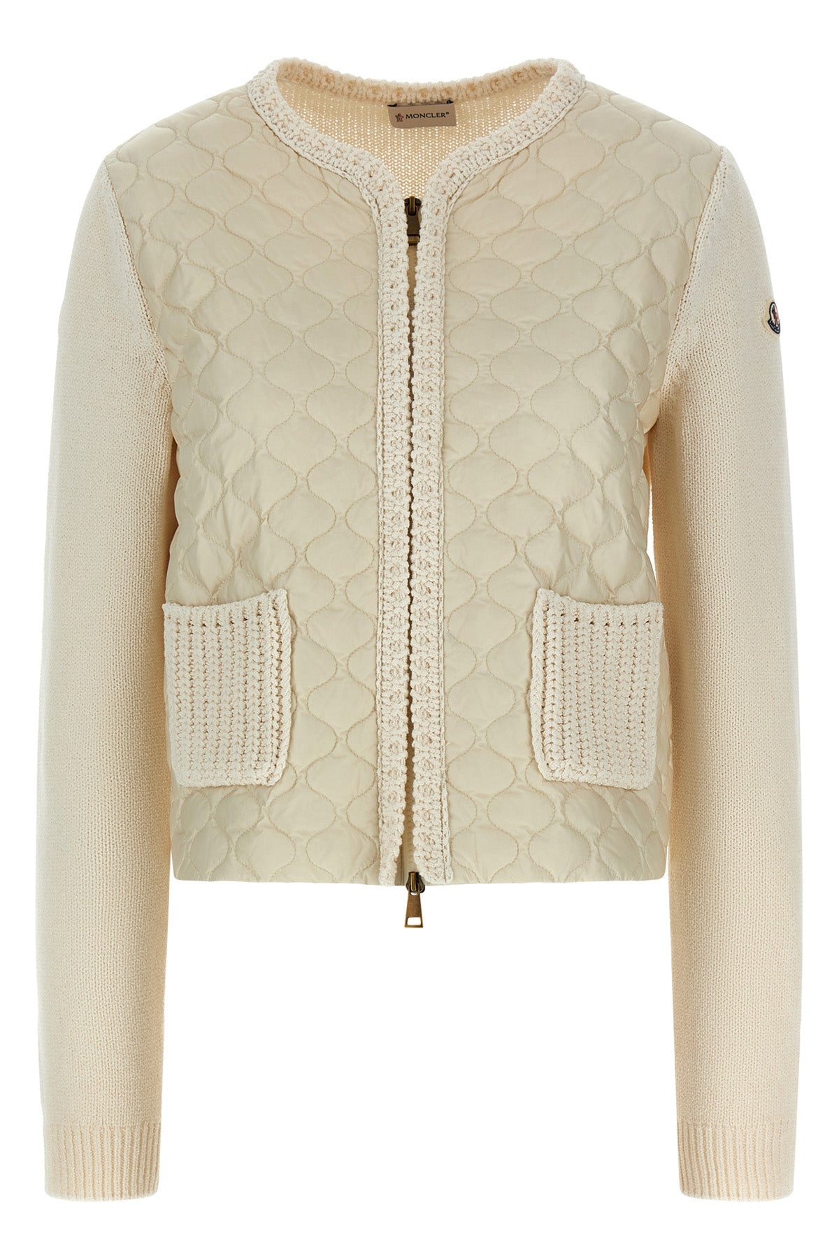 cotton knit cardigan of average weight 5 fineness