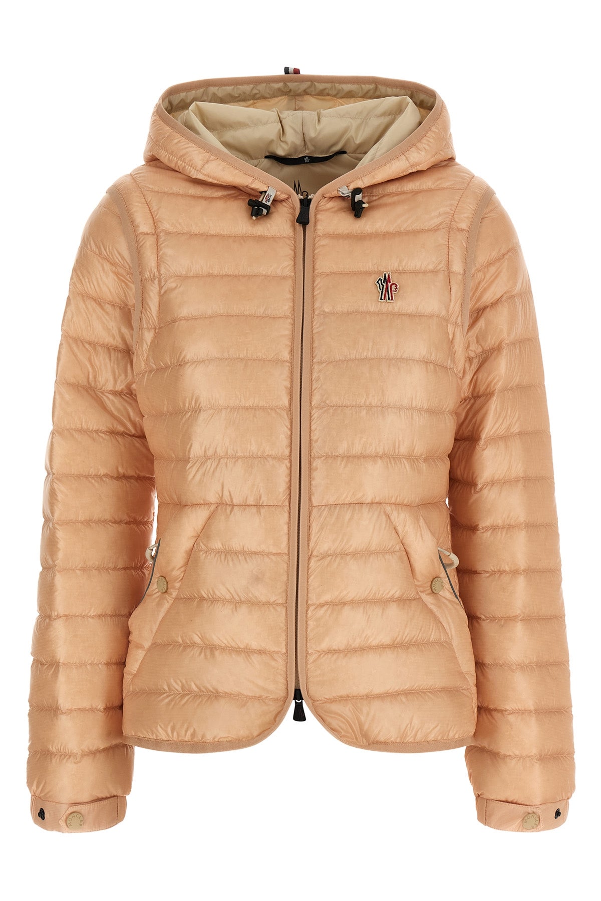 2-in-1 short karura water-repellent micro ripstop down jacket