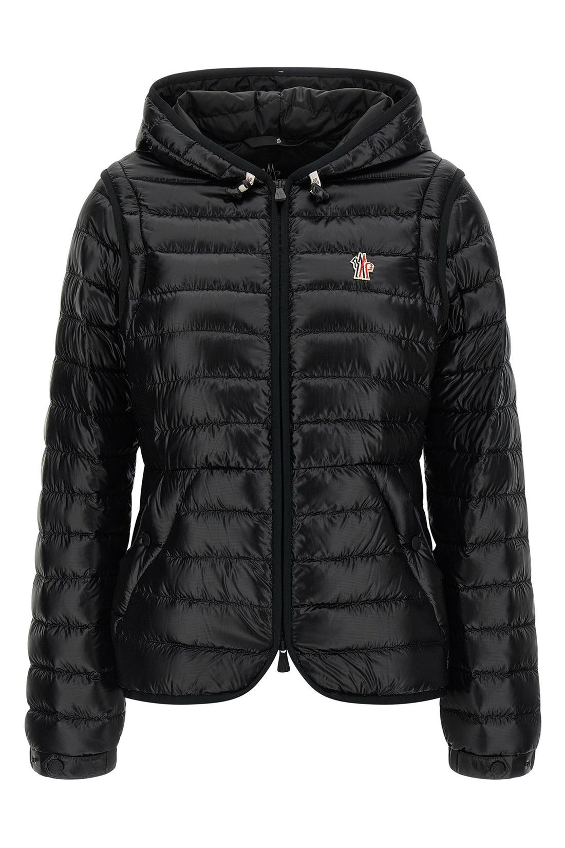 MONCLER GRENOBLE 0 2-in-1 short karura water-repellent micro ripstop down jacket