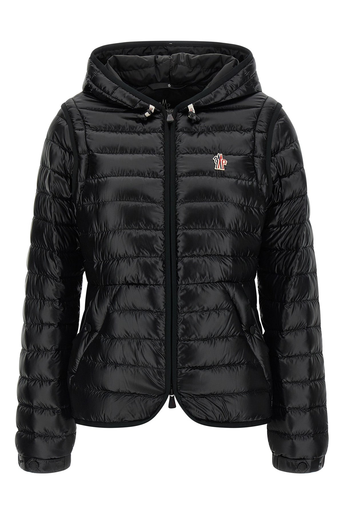 2-in-1 short karura water-repellent micro ripstop down jacket