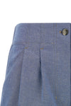 chambray cotton shorts