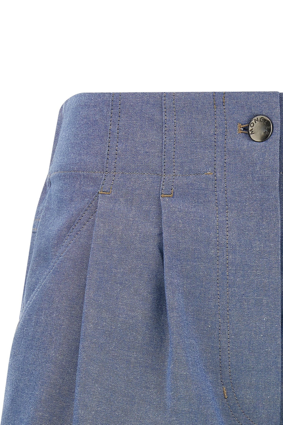 chambray cotton shorts