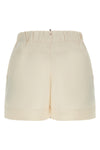 water-repellent technique froissé shorts