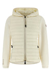 hoodie in polyester and viscose blend doubled fabric