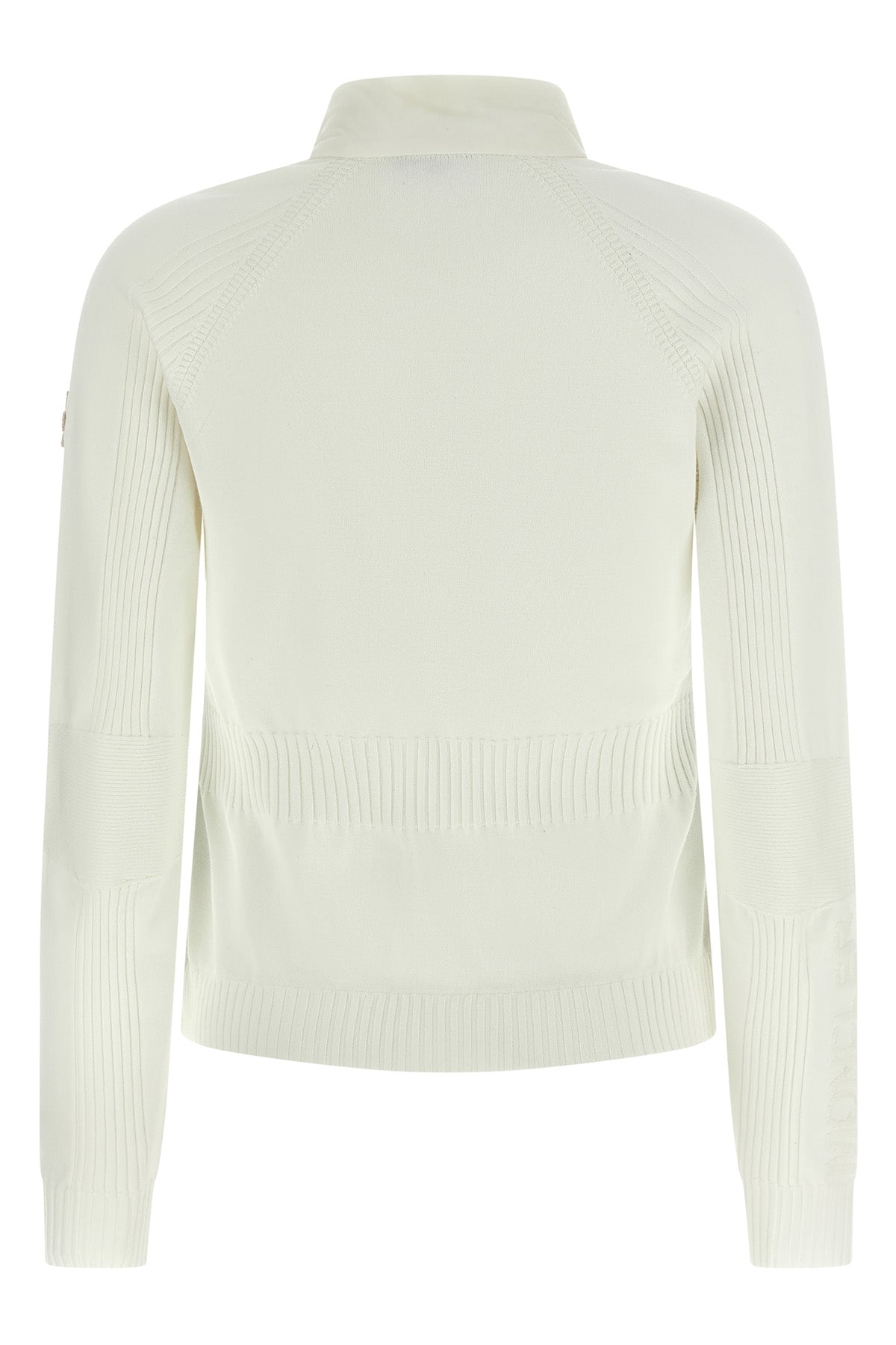 stretch viscose blend crêpe cardigan