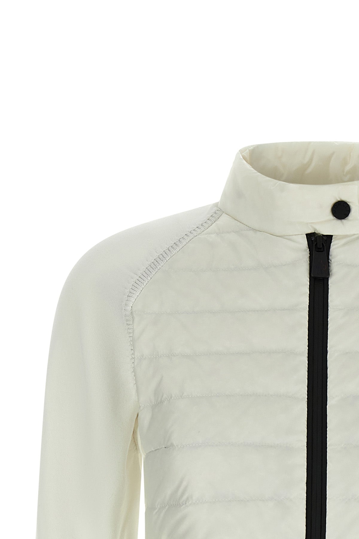 stretch viscose blend crêpe cardigan