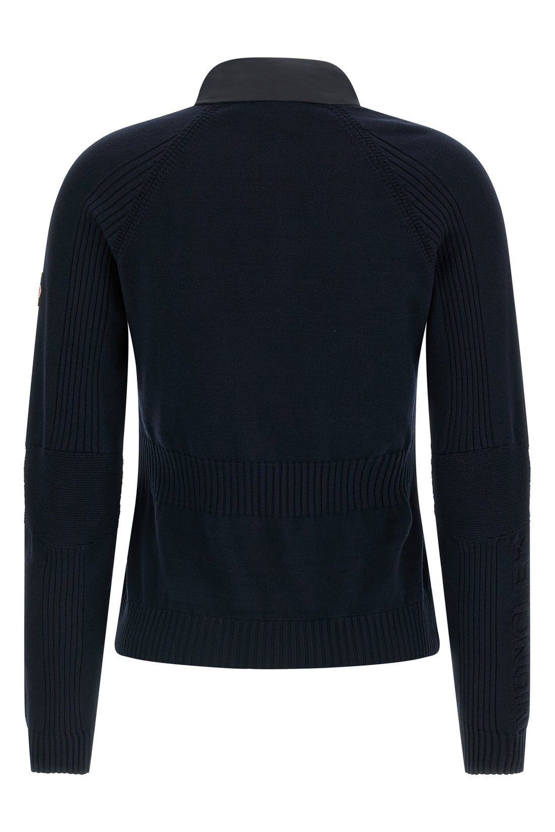 MONCLER GRENOBLE M stretch viscose blend crêpe cardigan
