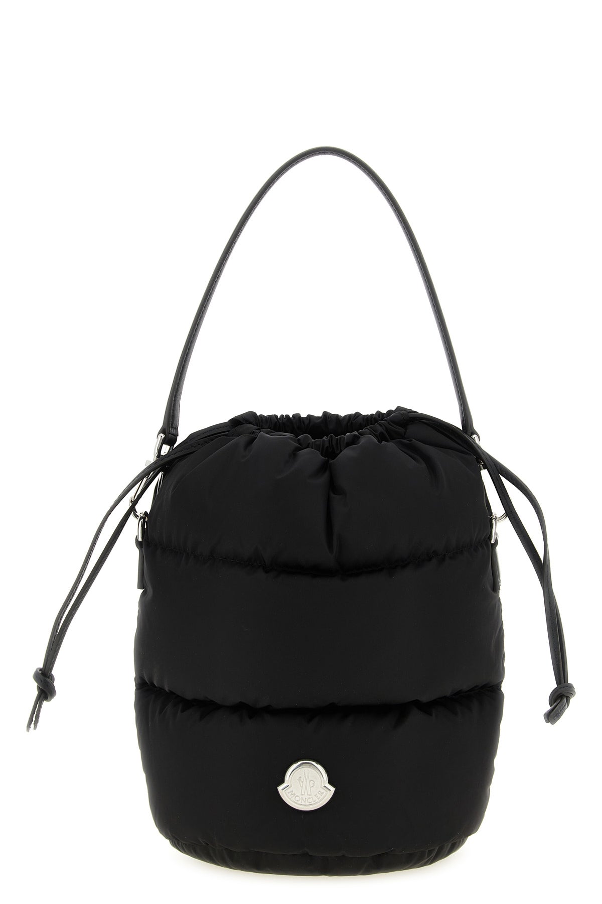 caradoc bucket bag in water-repellent padded boudin quilted nylon