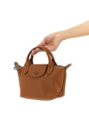 xs le pliage xtra smooth leather handbag