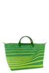 the longchamp le pliage maison unique travel bag stands out for its trapezoidal