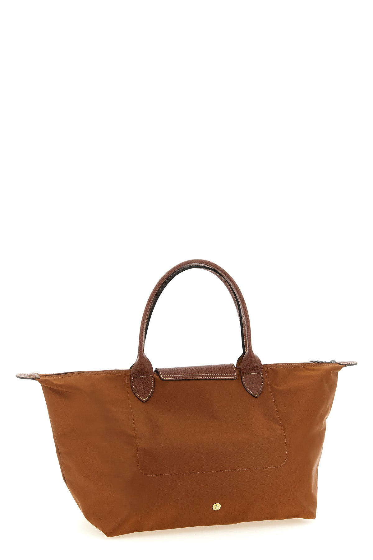 l le pliage® original handbag in foldable nylon canvas and russian leather