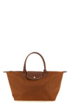 l le pliage® original handbag in foldable nylon canvas and russian leather