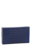 python print leather clutch bag