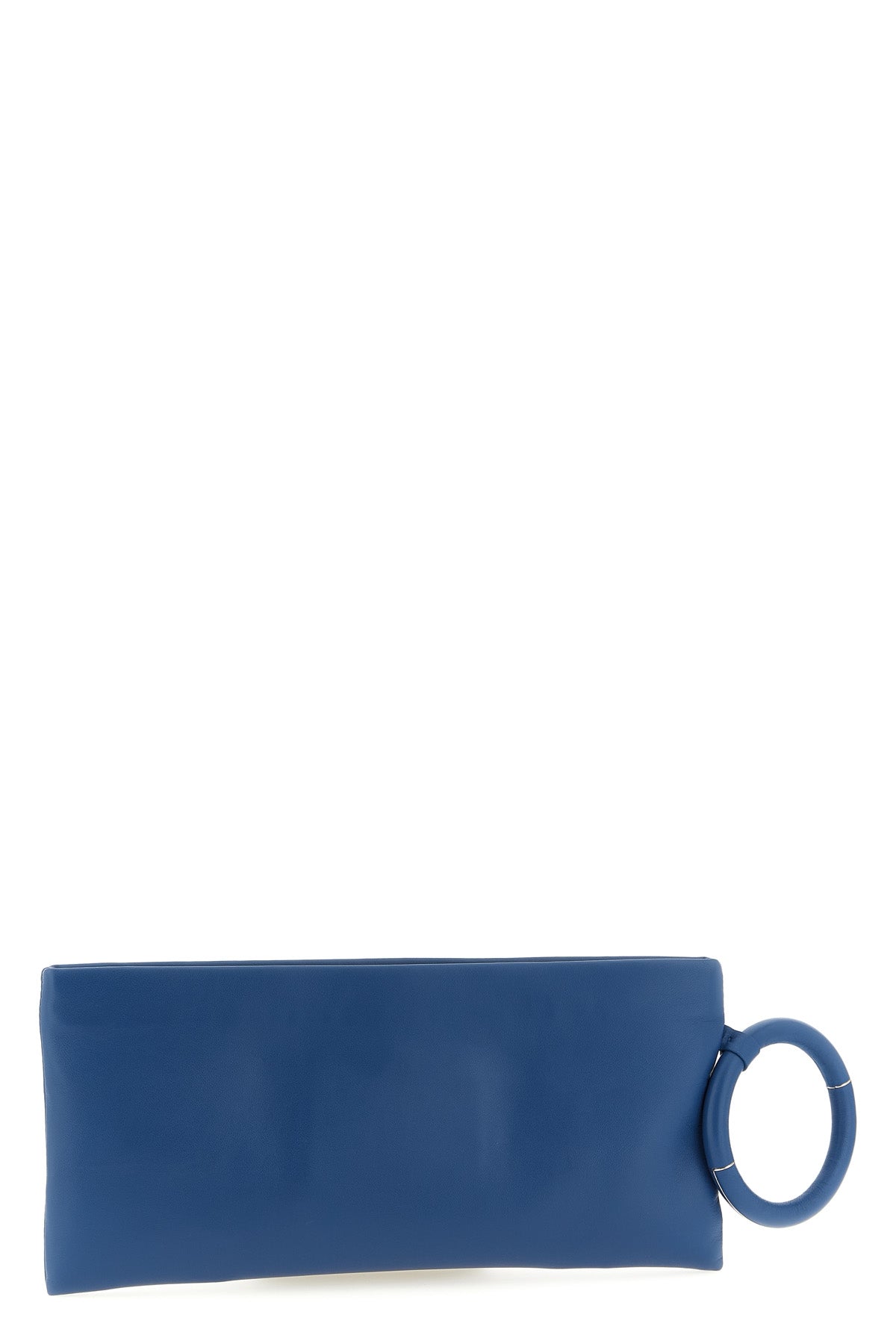 lightly padded nappa leather clutch