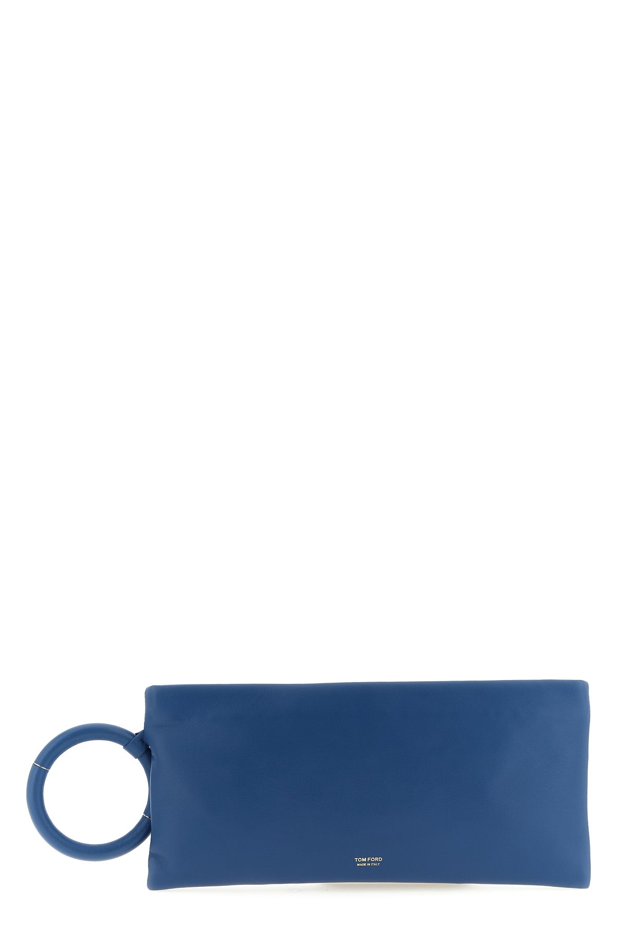 lightly padded nappa leather clutch