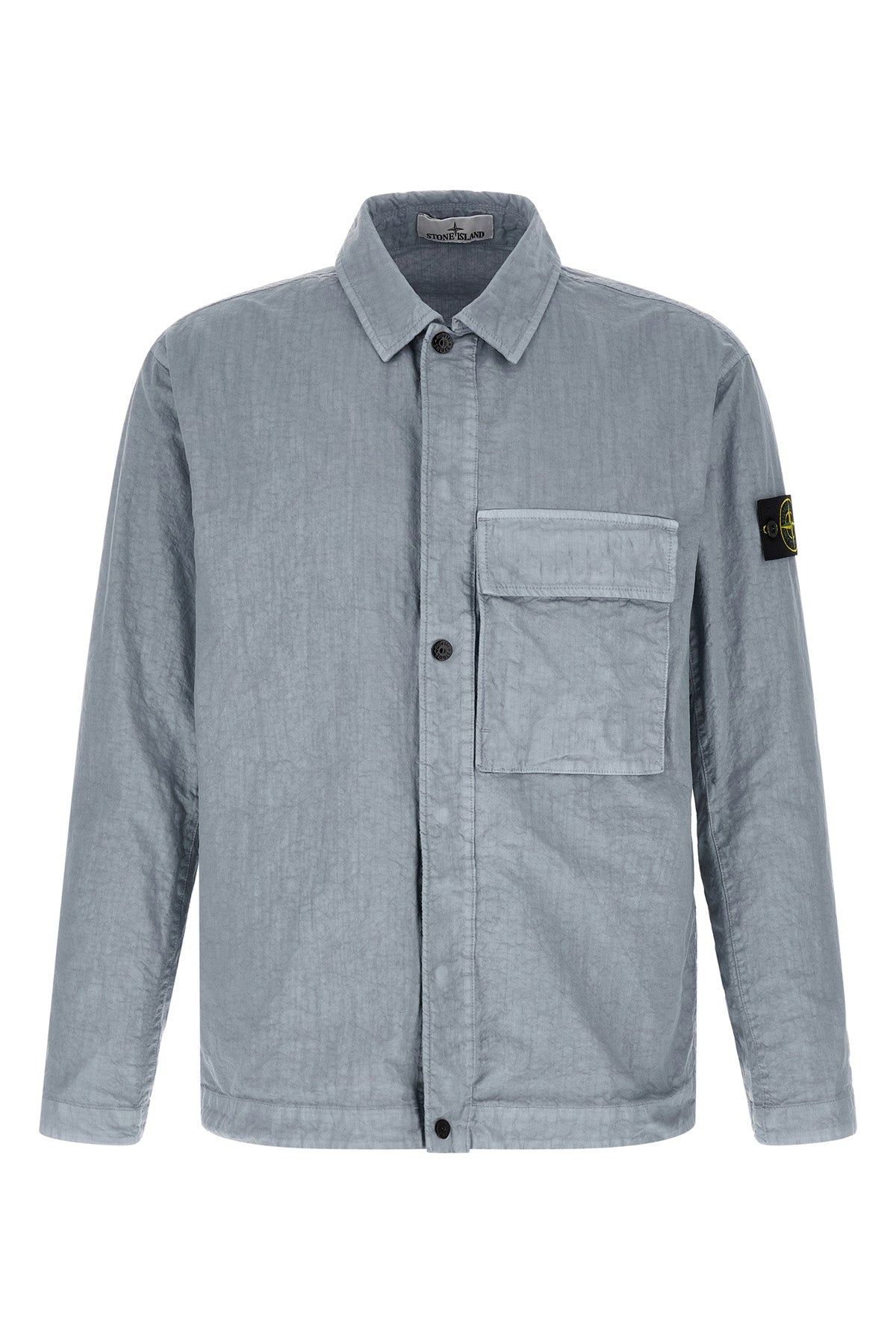 panama woven calendered fabric 1200003 overshirt