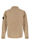 1200008 overshirt in garment-dyed brushed cotton canvas