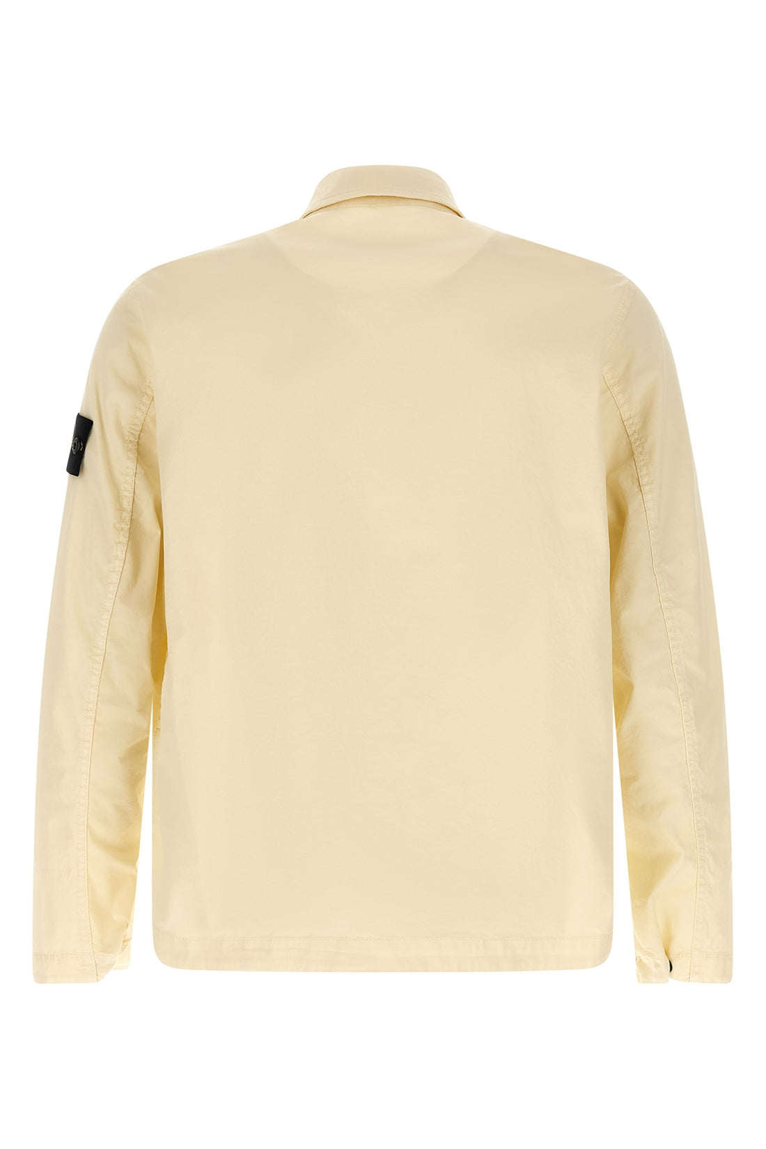STONE ISLAND L 1200013 overshirt in garment-dyed stretch cotton twill