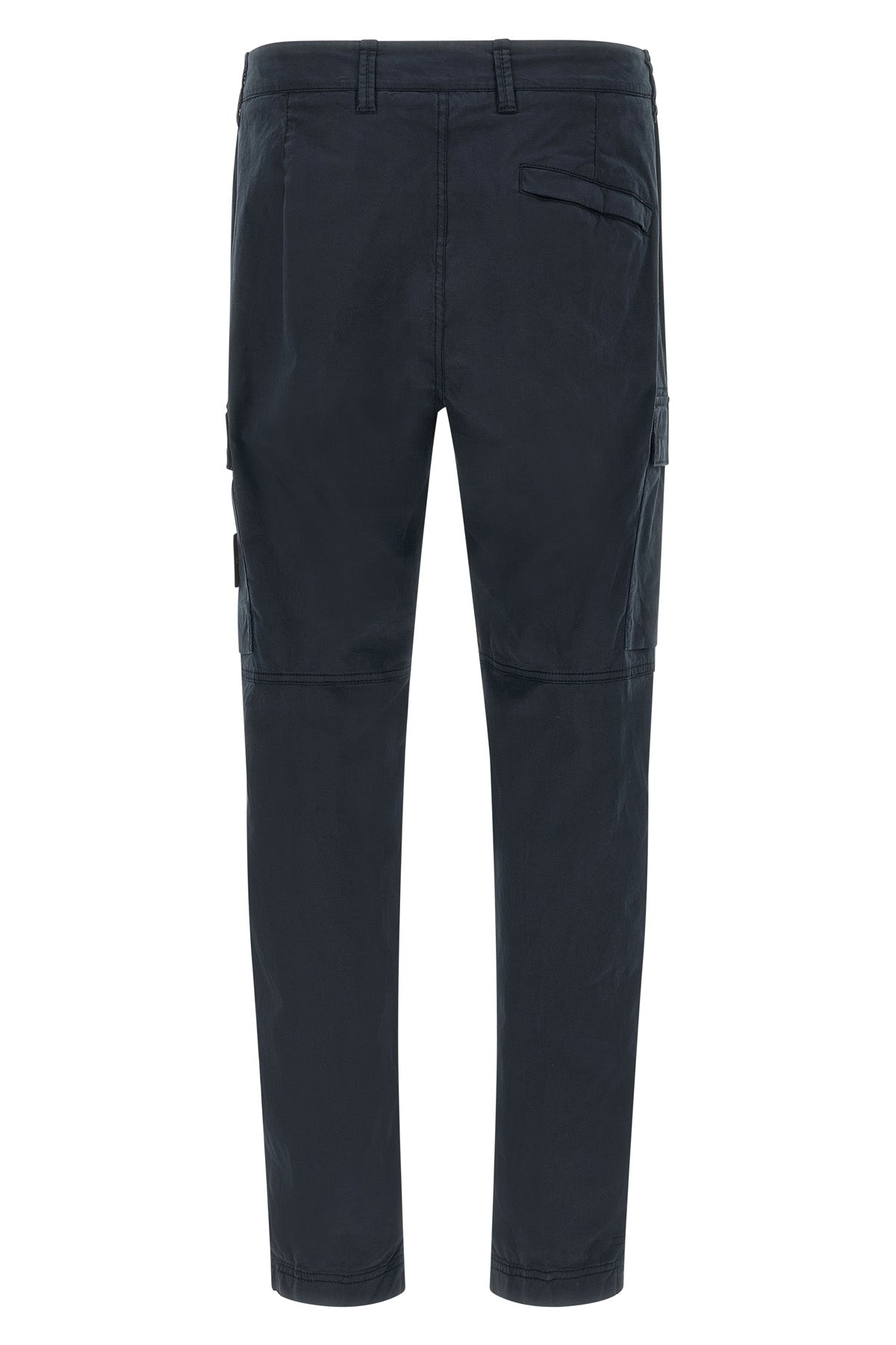 3100032 trousers in garment-dyed stretch cotton twill