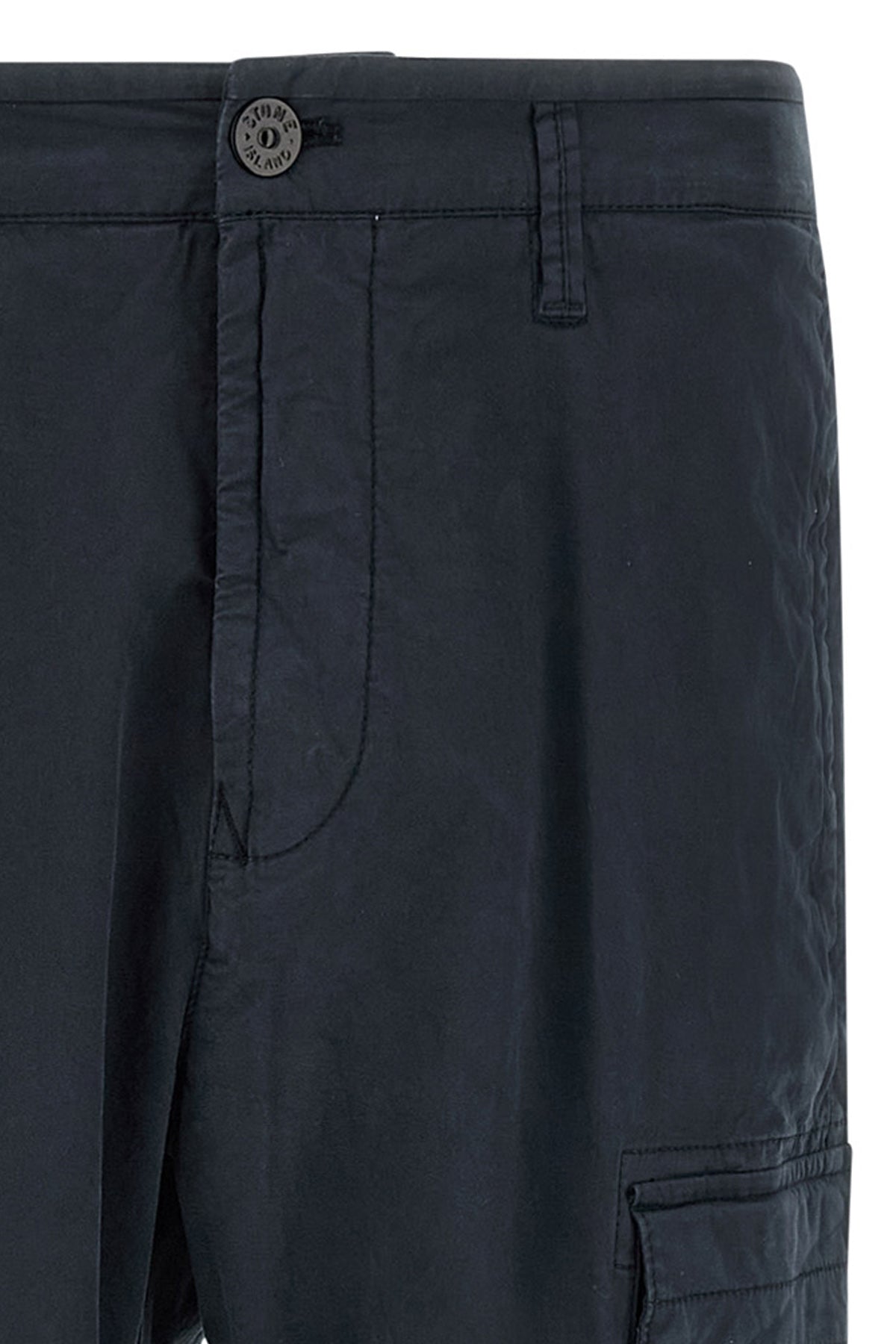 3100032 trousers in garment-dyed stretch cotton twill