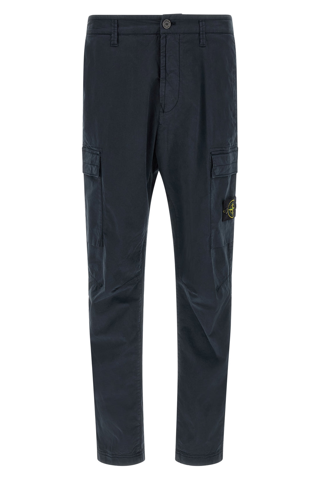 STONE ISLAND 30 3100032 trousers in garment-dyed stretch cotton twill